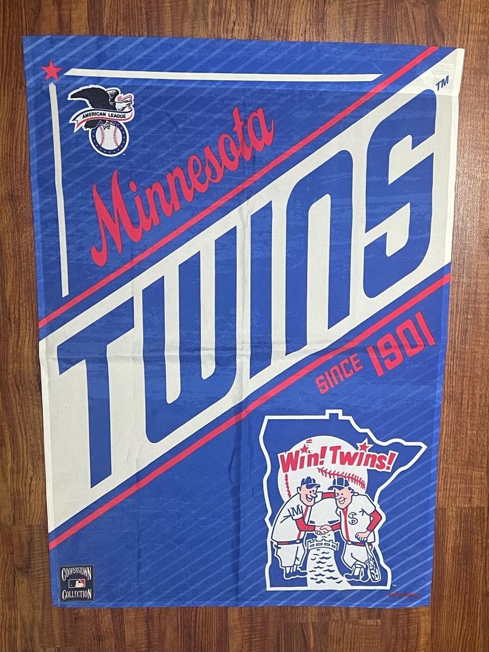 Minnesota Twins "Since 1901" Cooperstown Collection 28x40 Vertical Wall Banner